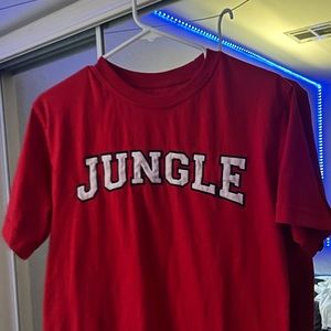 “Jungle” brand shirt. Red, and medium size